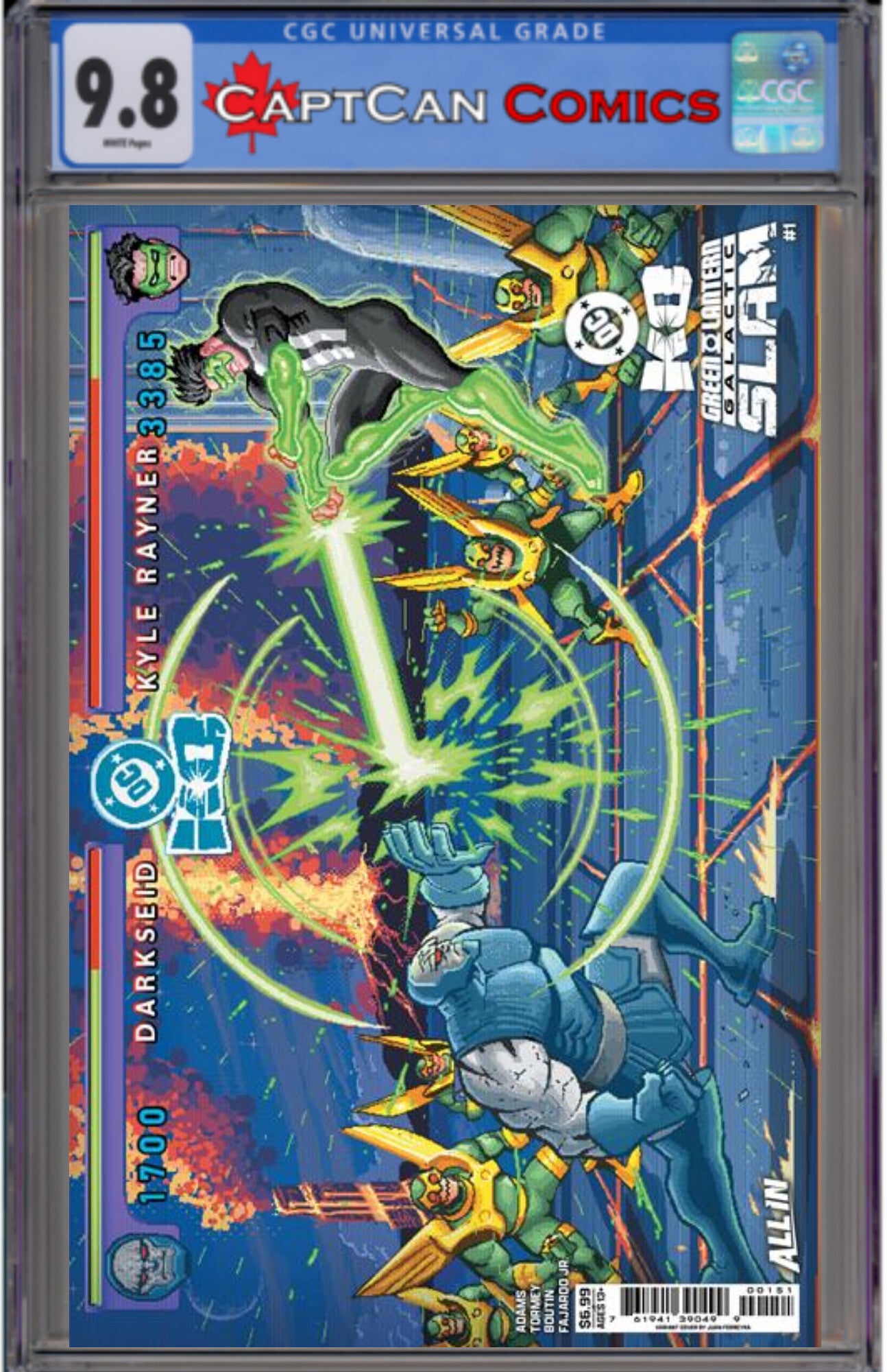 DC K.O. GREEN LANTERN GALACTIC SLAM #1 (ONE SHOT) CVR E JUAN FERREYRA WRAPAROUND CARD STOCK VAR