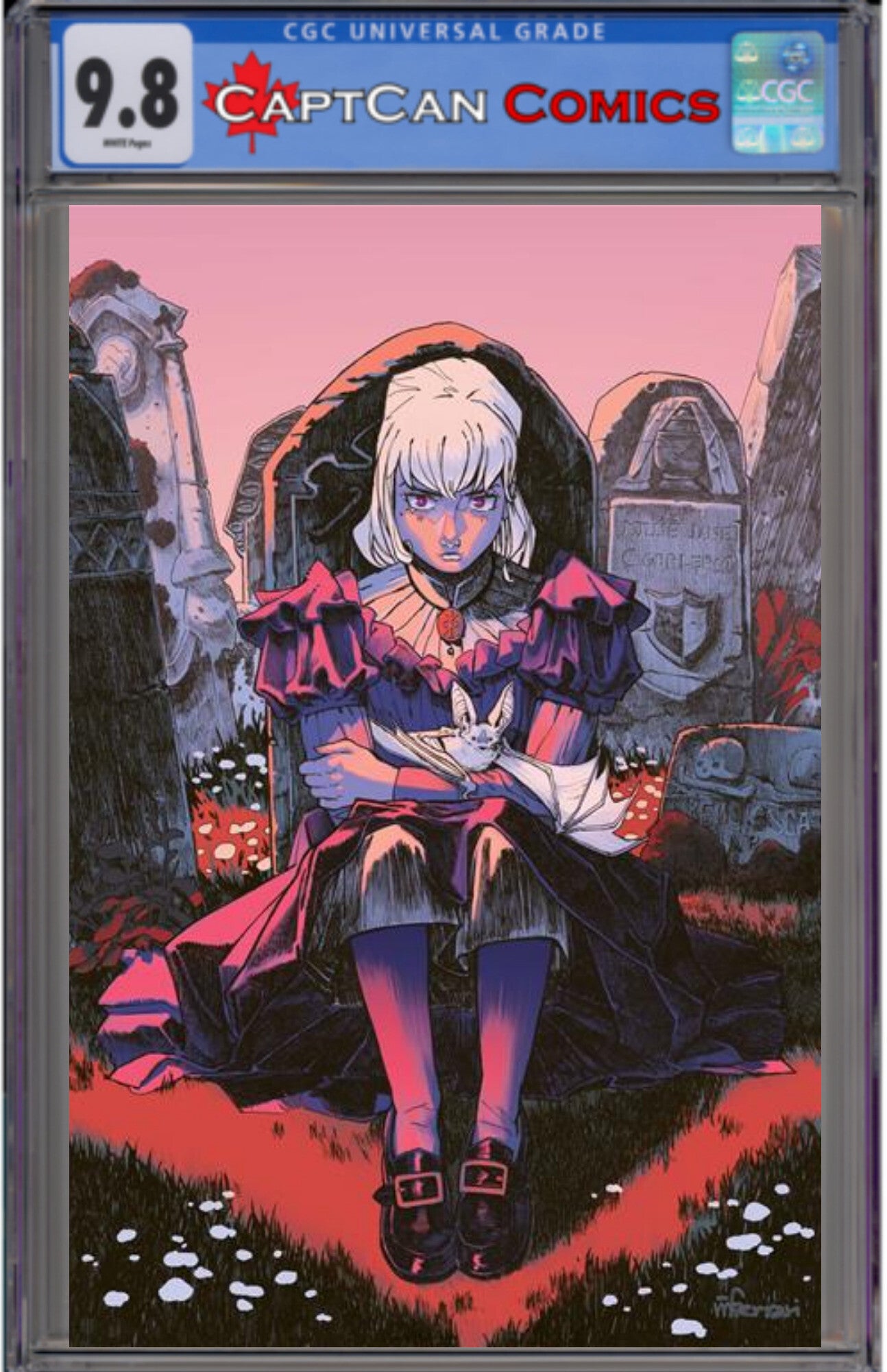 GOTHAM ACADEMY FIRST YEAR #4 (OF 6) CVR B MARCO FERRARI CARD STOCK VAR