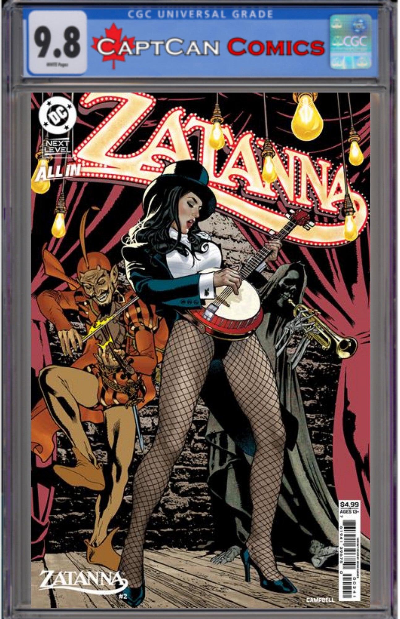 ZATANNA (2026) #2 CVR D ADAM HUGHES CARD STOCK VAR
