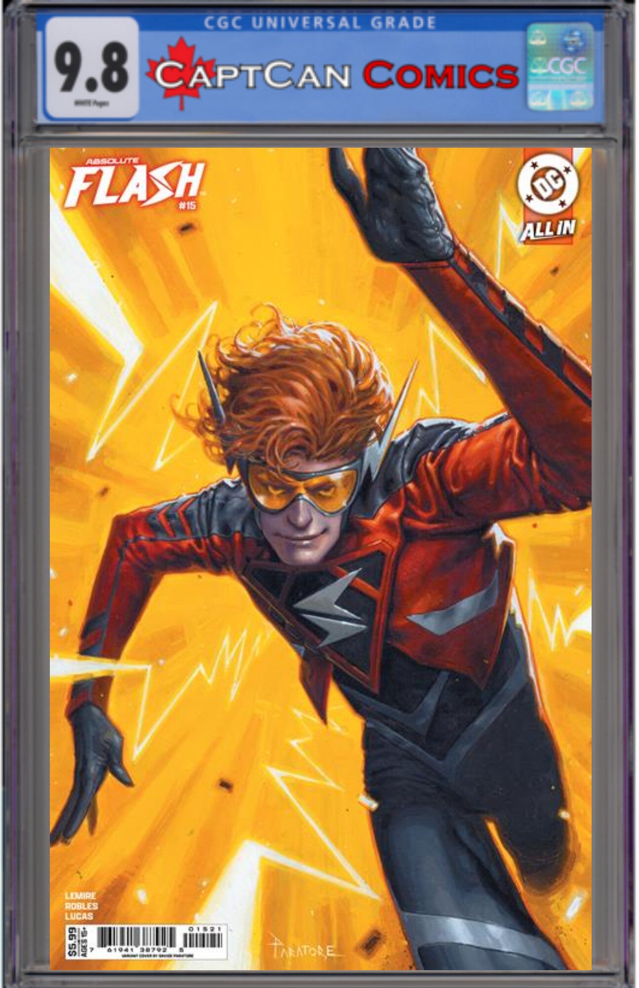 ABSOLUTE FLASH #15 CVR B DAVIDE PARATORE CARD STOCK VAR