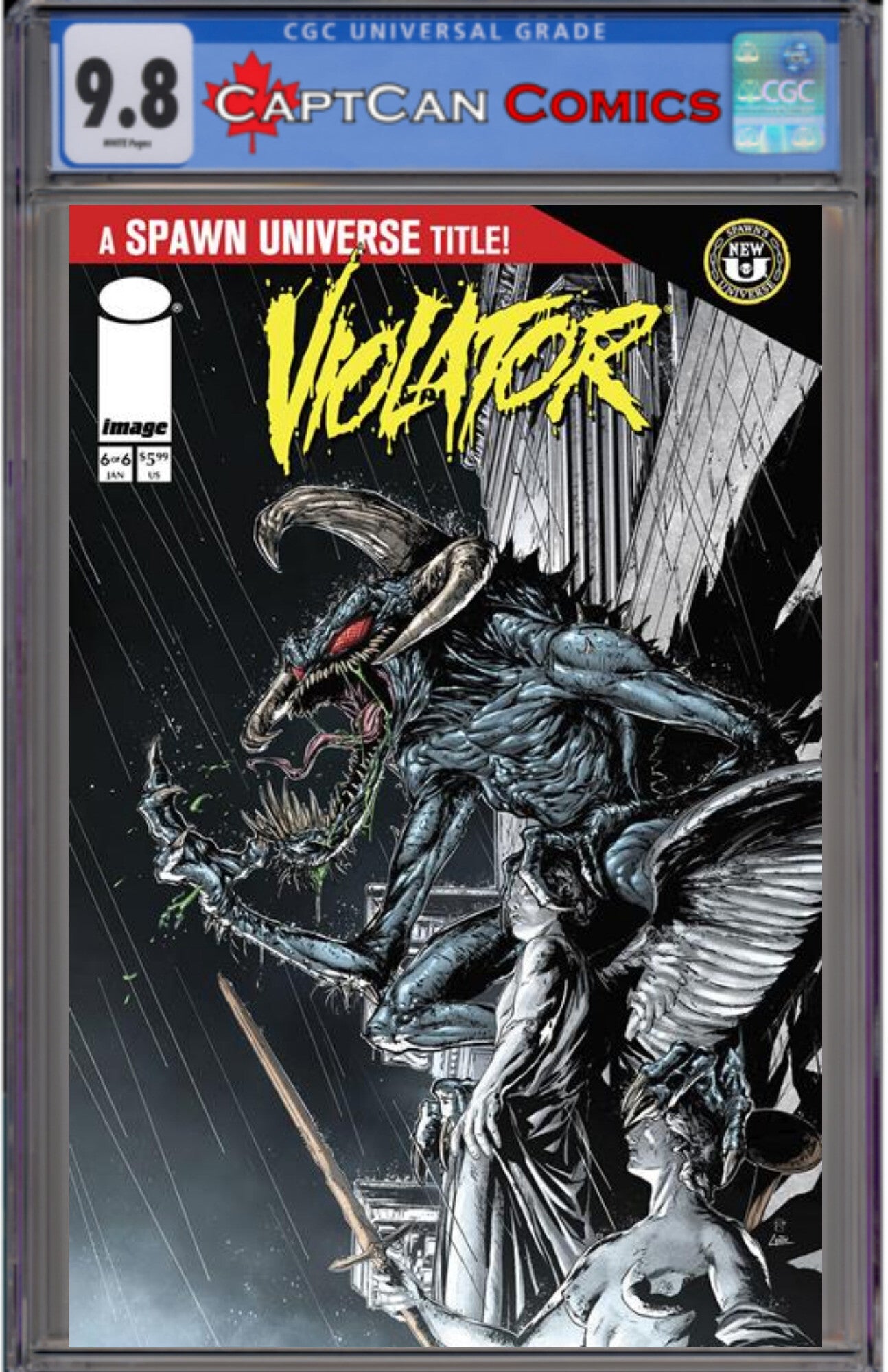 SPAWN VIOLATOR #6 (OF 6) CVR B RAYMOND GAY VAR