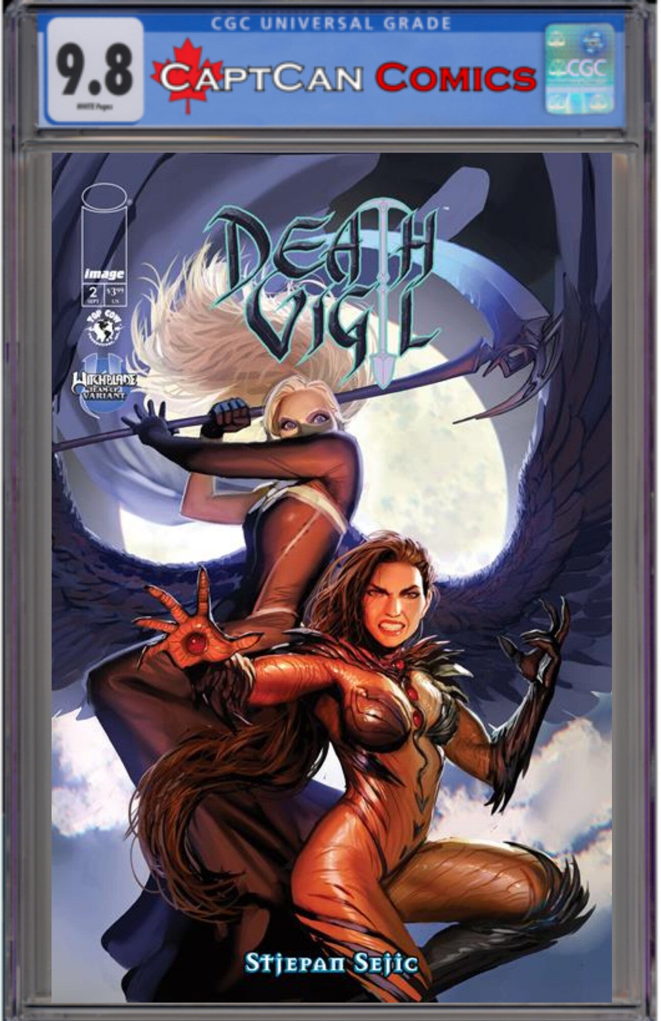 DEATH VIGIL (2026) #2 (OF 6) CVR B STJEPAN SEJIC WITCHBLADE TEAM UP VAR (MR)