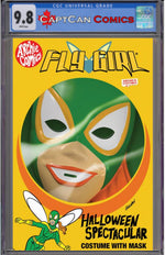 ARCHIES HALLOWEEN SPECTACULAR (ONE SHOT) CVR F BILL GALVAN FOIL FLY-GIRL MASK VAR thumbnail