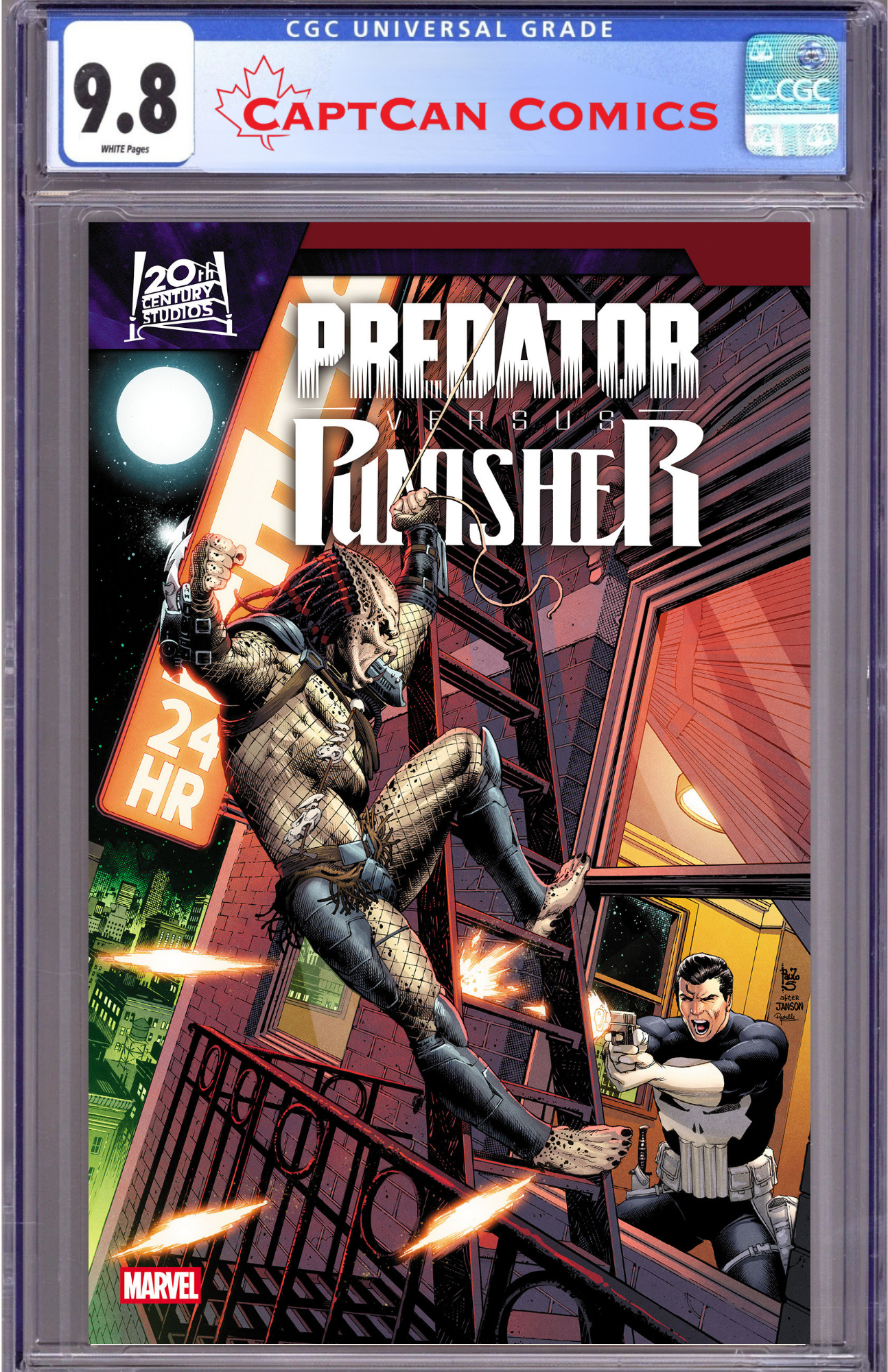 PREDATOR VS. PUNISHER #2 COVER B PAULO SIQUEIRA HOMAGE VARIANT