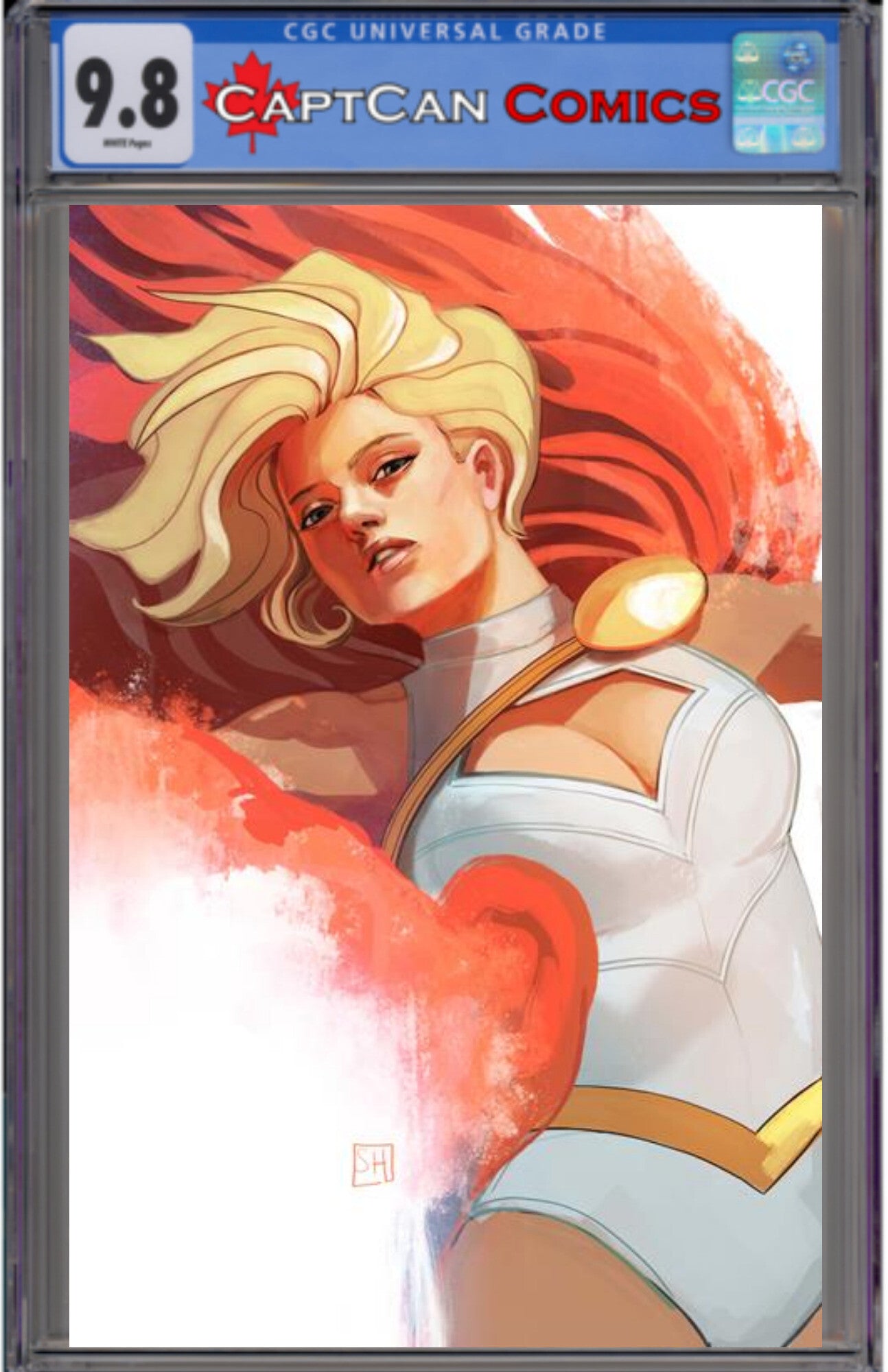 JUSTICE LEAGUE RED #6 (OF 6) CVR B STEPHANIE HANS CARD STOCK VAR