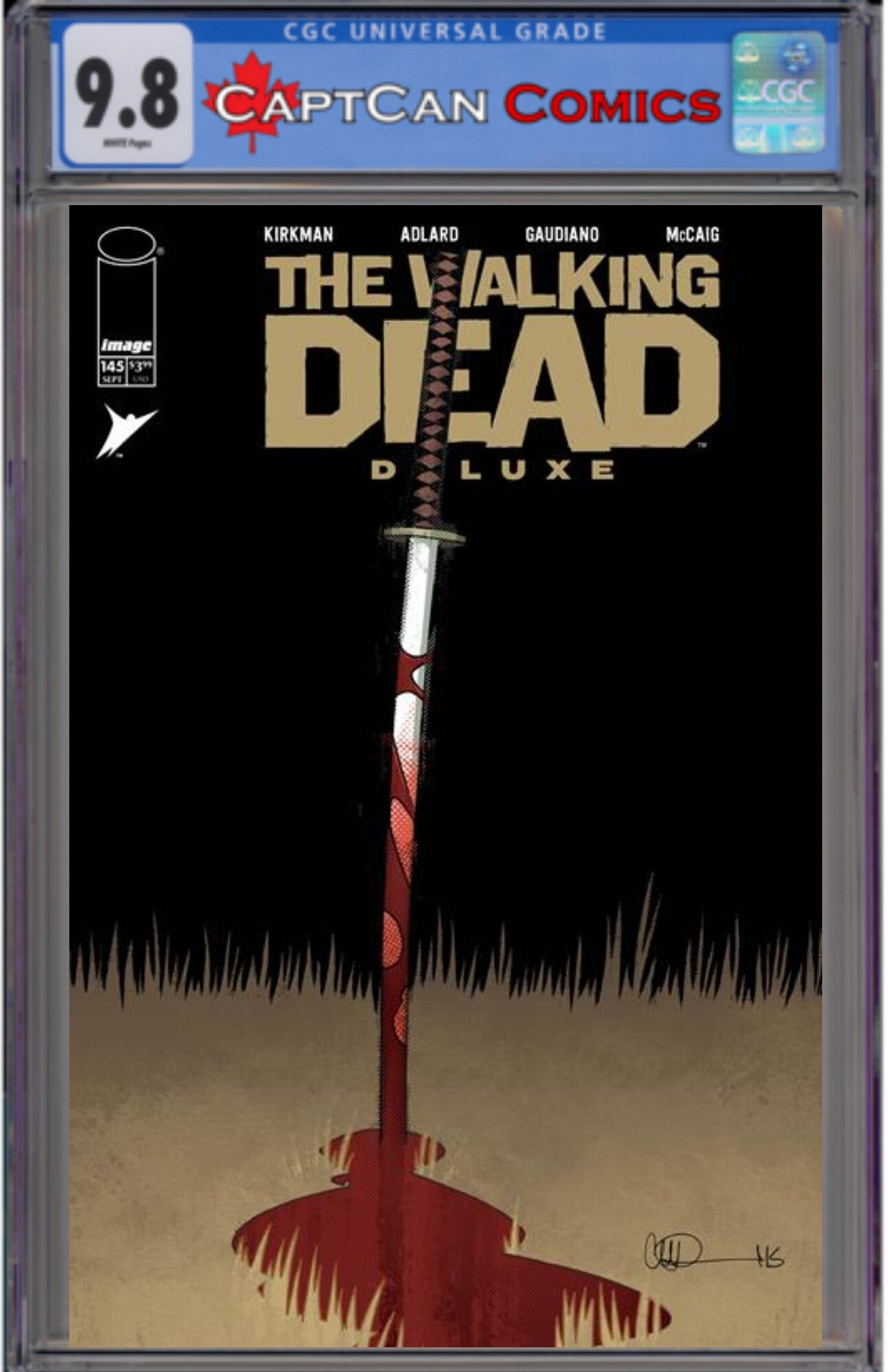 WALKING DEAD DELUXE #145 CVR B CHARLIE ADLARD & DAVE MCCAIG VAR (MR)