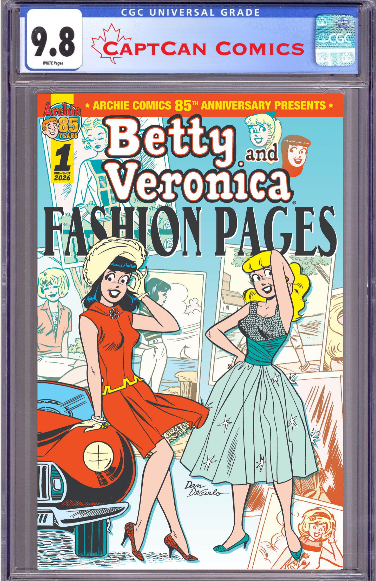 ARCHIE COMICS 85TH ANNIVERSARY PRESENTS BETTY & VERONICA FASHION PAGES (ONE-SHOT) CVR A DAN DECARLO