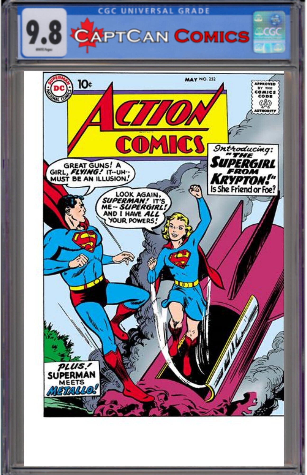 ACTION COMICS #252 FACSIMILE EDITION CVR A CURT SWAN