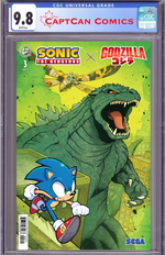 SONIC THE HEDGEHOG X GODZILLA #3 COVER A (LAWRENCE) thumbnail