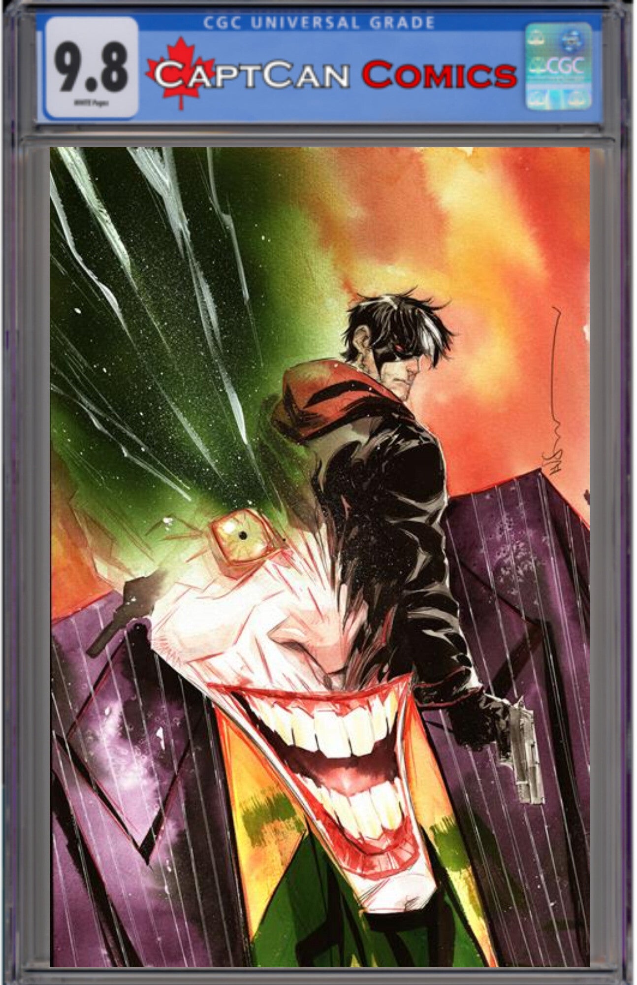 DC K.O. RED HOOD VS JOKER #1 (ONE SHOT) CVR B DUSTIN NGUYEN CARD STOCK VAR