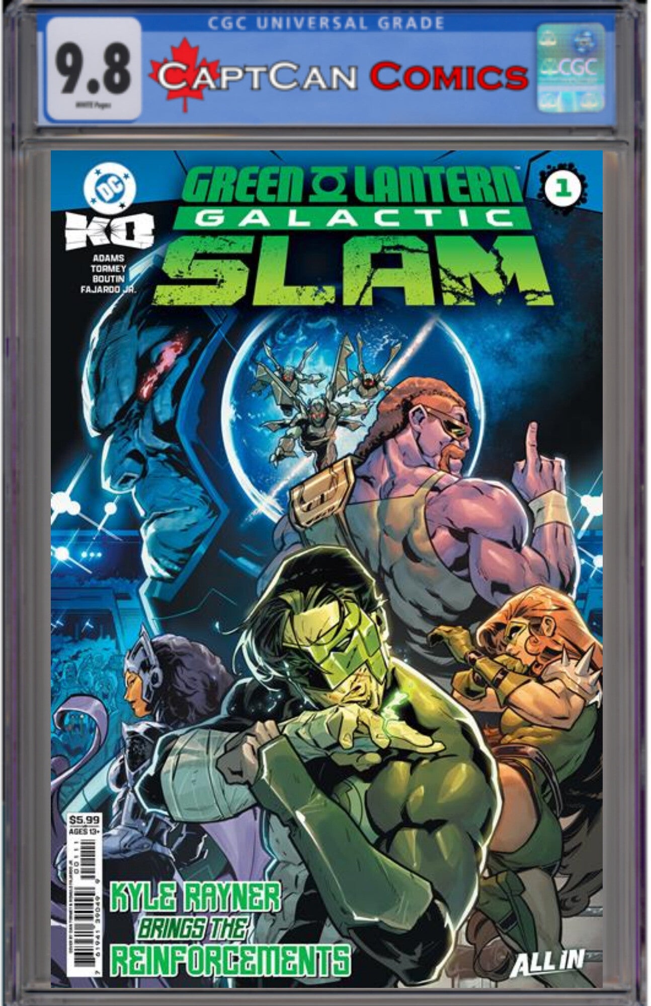 DC K.O. GREEN LANTERN GALACTIC SLAM #1 (ONE SHOT) CVR A CIAN TORMEY