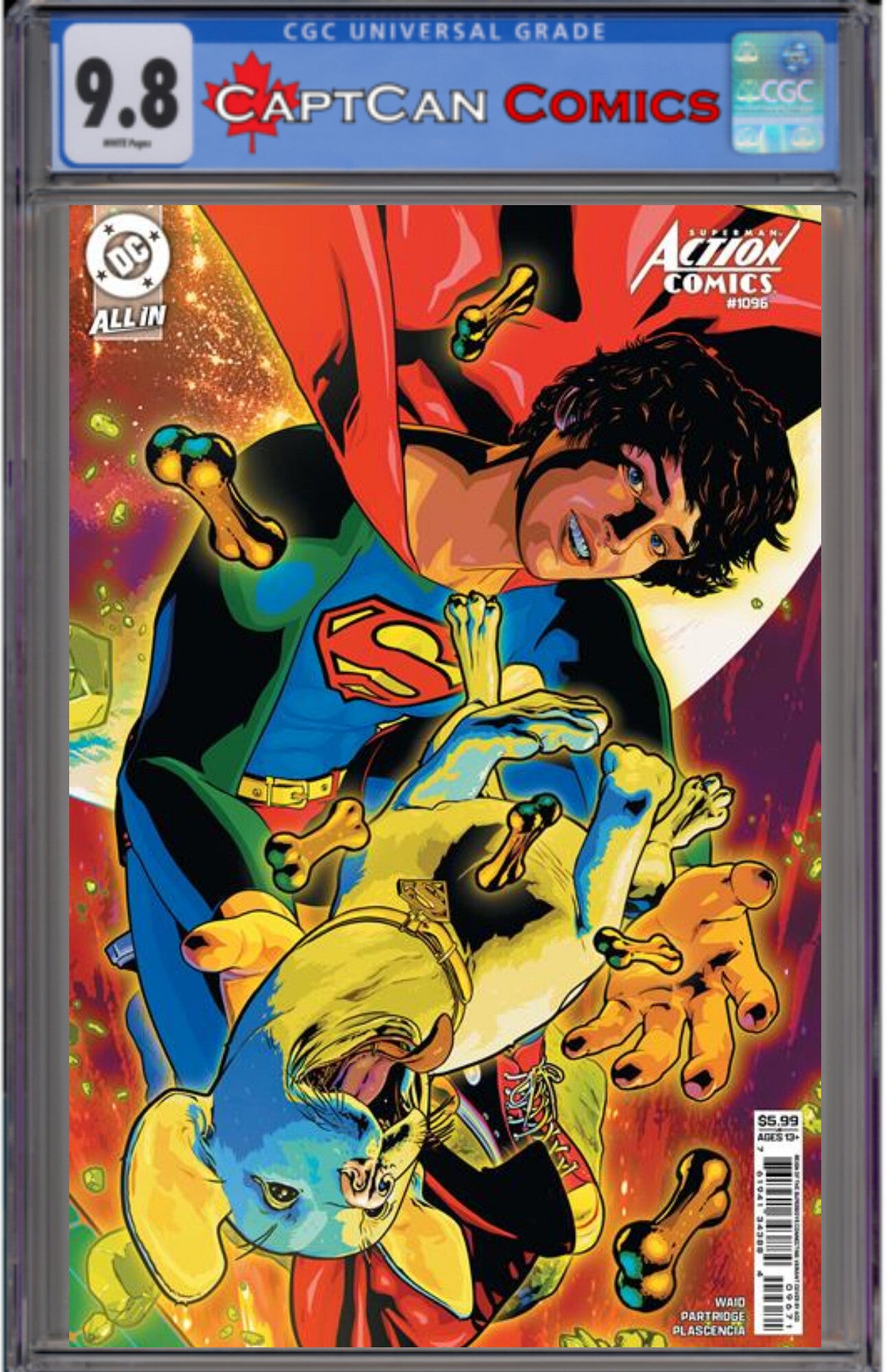 ACTION COMICS #1096 CVR F ACO REIGN OF THE SUPERBOYS CONNECTING CARD STOCK VAR