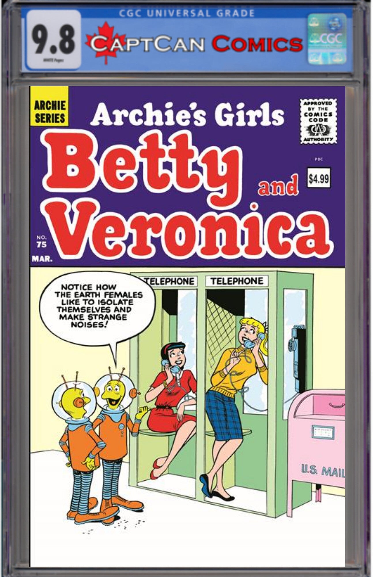 ARCHIE FACSIMILE #7 BETTY AND VERONICA #75 CVR A BOB WHITE