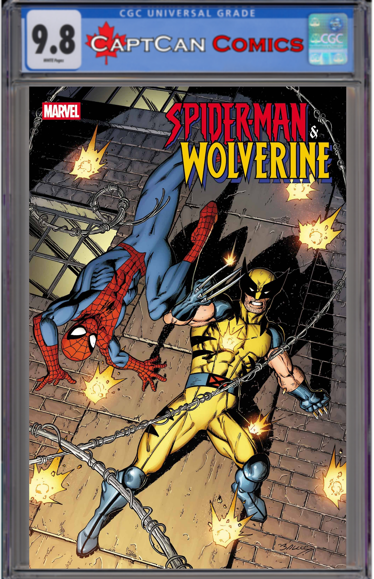SPIDER-MAN & WOLVERINE #1 MARK BAGLEY VAR