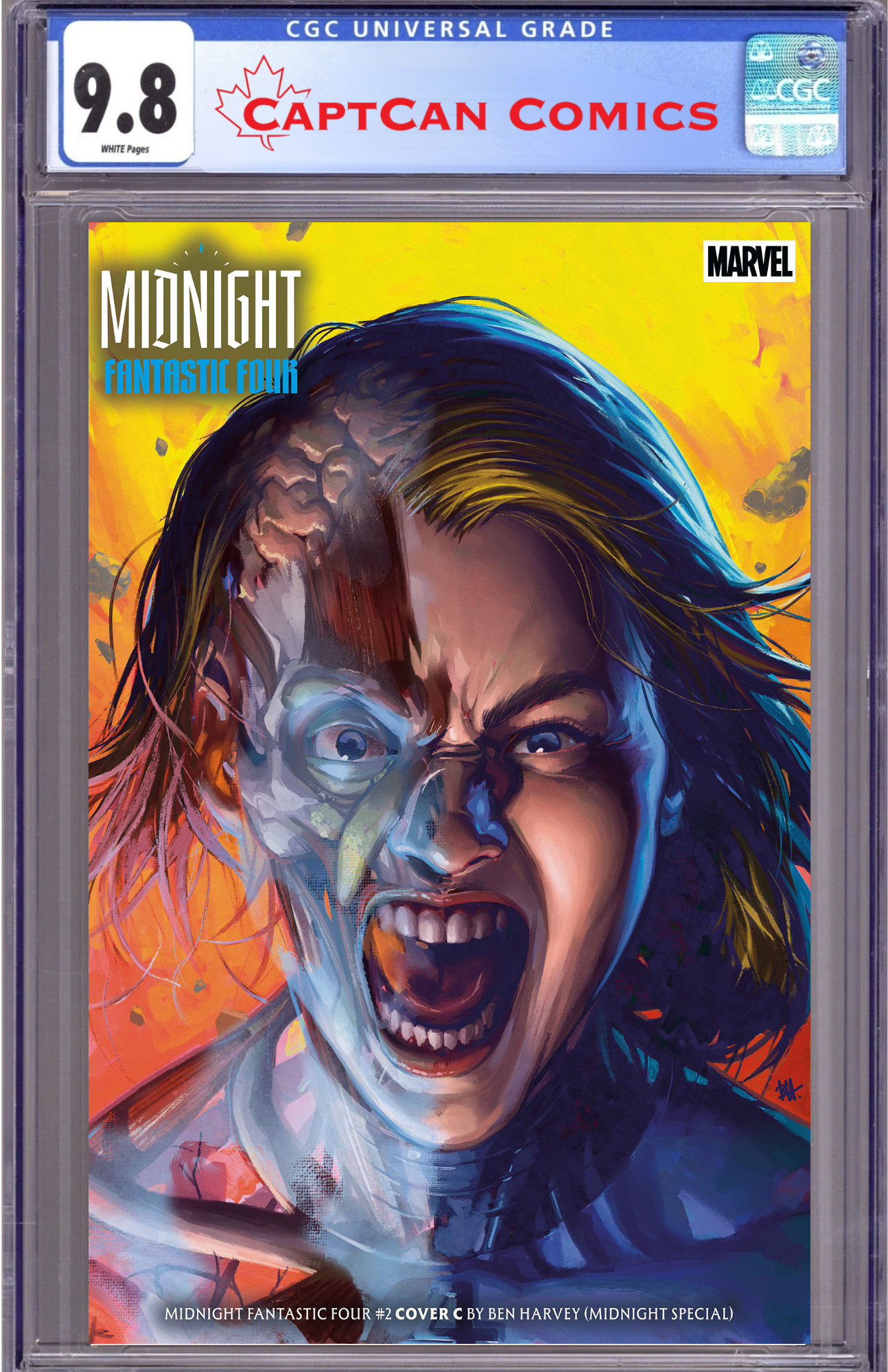 MIDNIGHT FANTASTIC FOUR #2 COVER C BEN HARVEY MIDNIGHT SPECIAL VARIANT