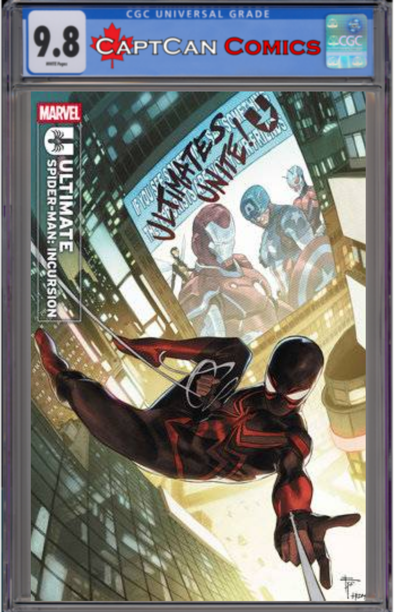 ULTIMATE SPIDER-MAN INCURSION #1 FRANCESCO MOBILI VAR