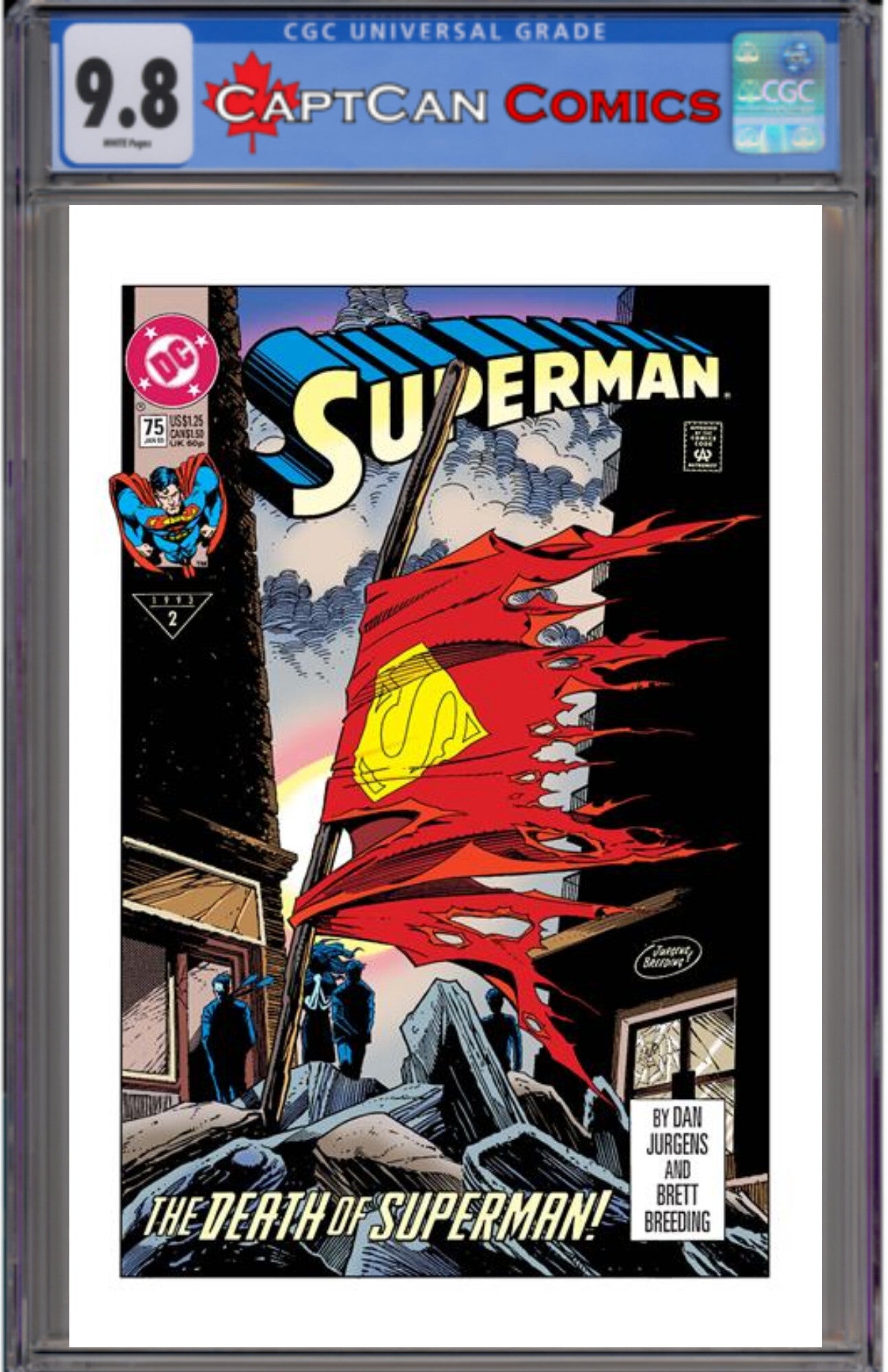 SUPERMAN #75 FACSIMILE EDITION CVR A DAN JURGENS