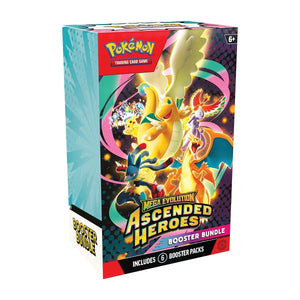 Pokemon Ascended Heroes Booster Bundle 6 Booster Packs, Sealed (2026)