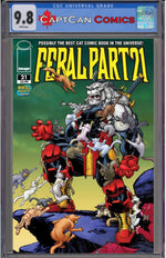 FERAL #21 CVR E TONY FLEECS & TRISH FORSTNER INVINCIBLE TEAM UP VAR thumbnail