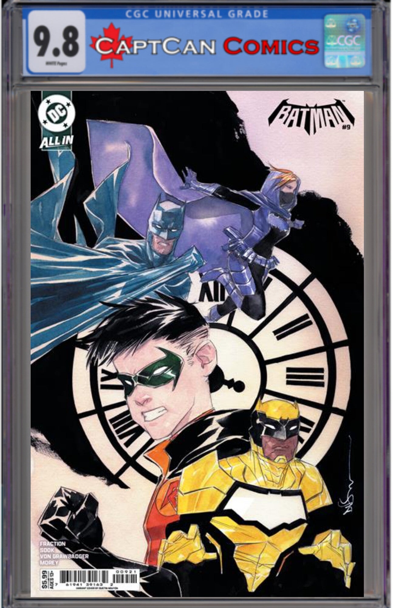 BATMAN #9 CVR B DUSTIN NGUYEN CARD STOCK VAR