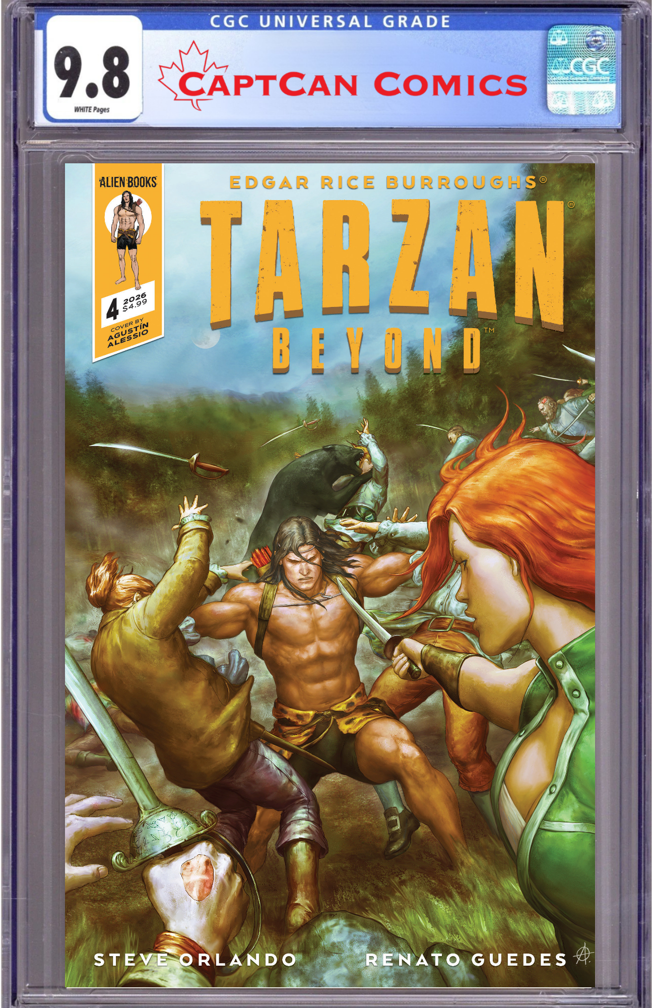 TARZAN BEYOND #4 COVER A (ALESSIO)