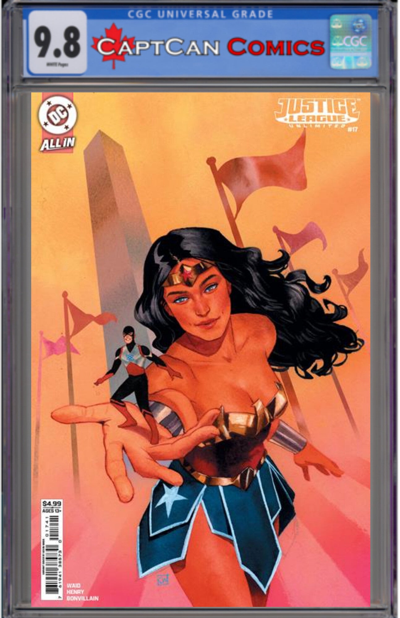 JUSTICE LEAGUE UNLIMITED #17 CVR D KEVIN WADA CARD STOCK VAR