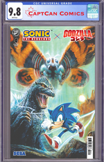 SONIC THE HEDGEHOG X GODZILLA #4 VARIANT B (EGGLETON) thumbnail