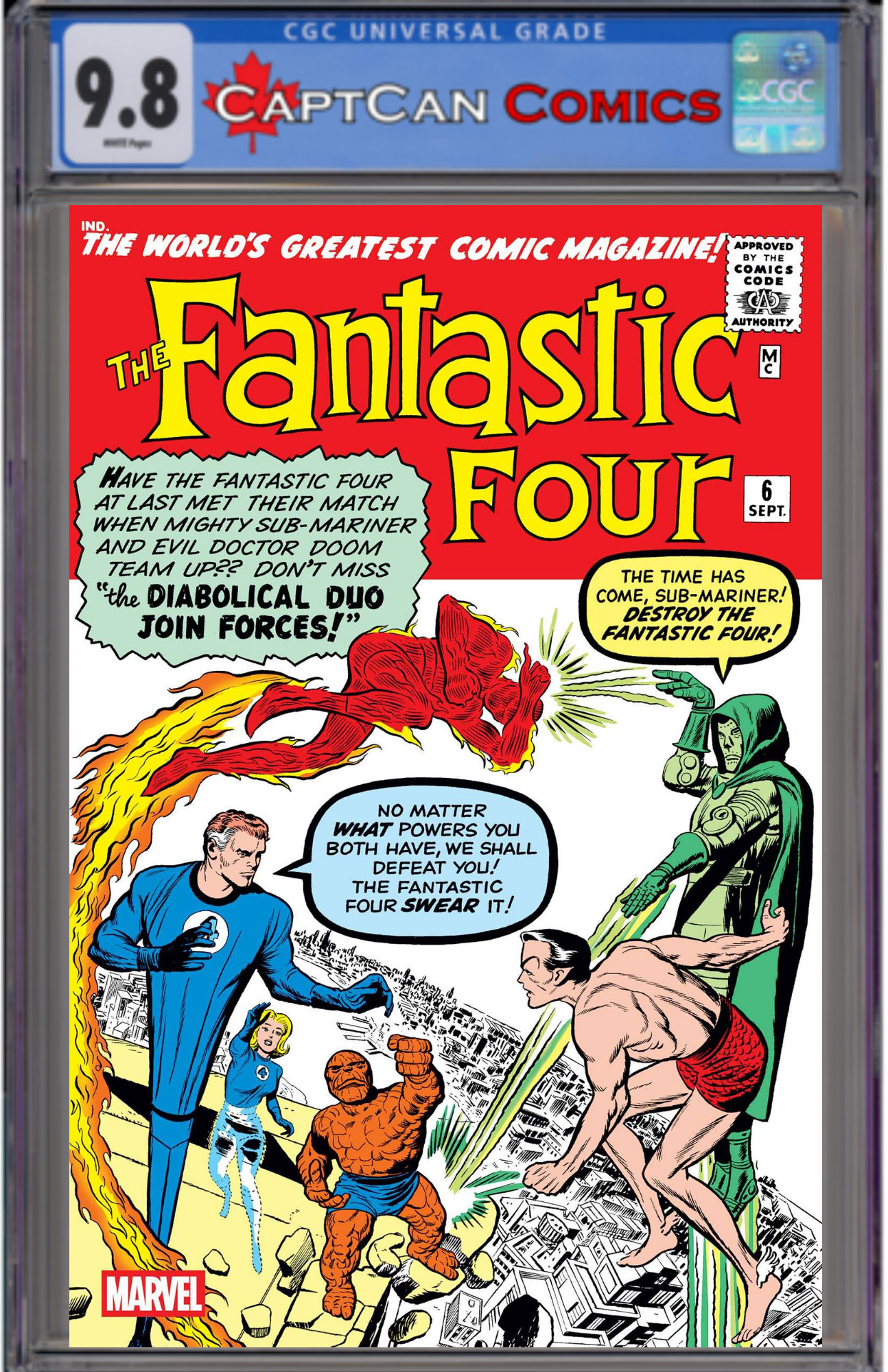 FANTASTIC FOUR #6 FACSIMILE ED