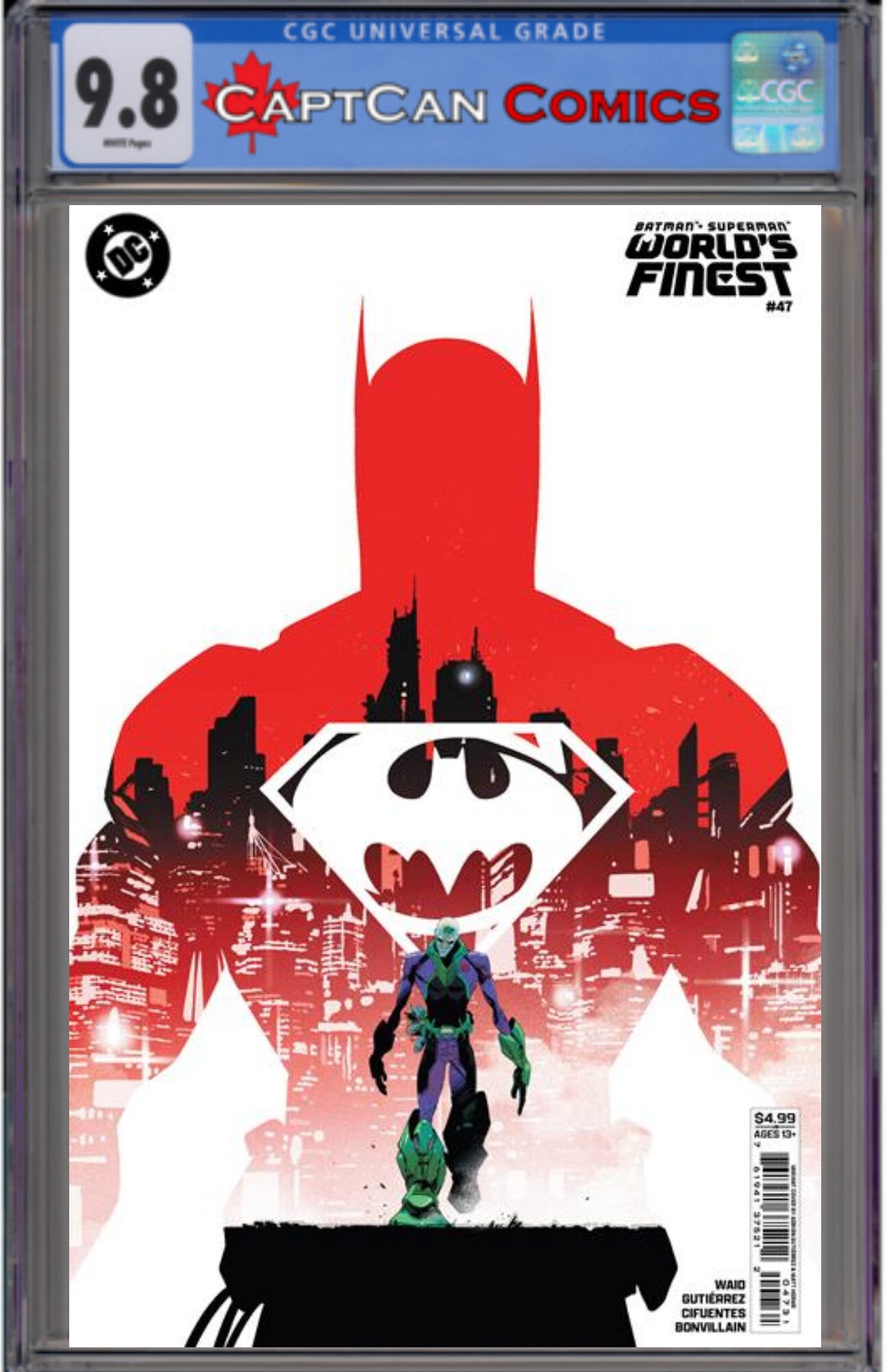 BATMAN SUPERMAN WORLDS FINEST #47 CVR C ADRIAN GUTIERREZ CARD STOCK VAR