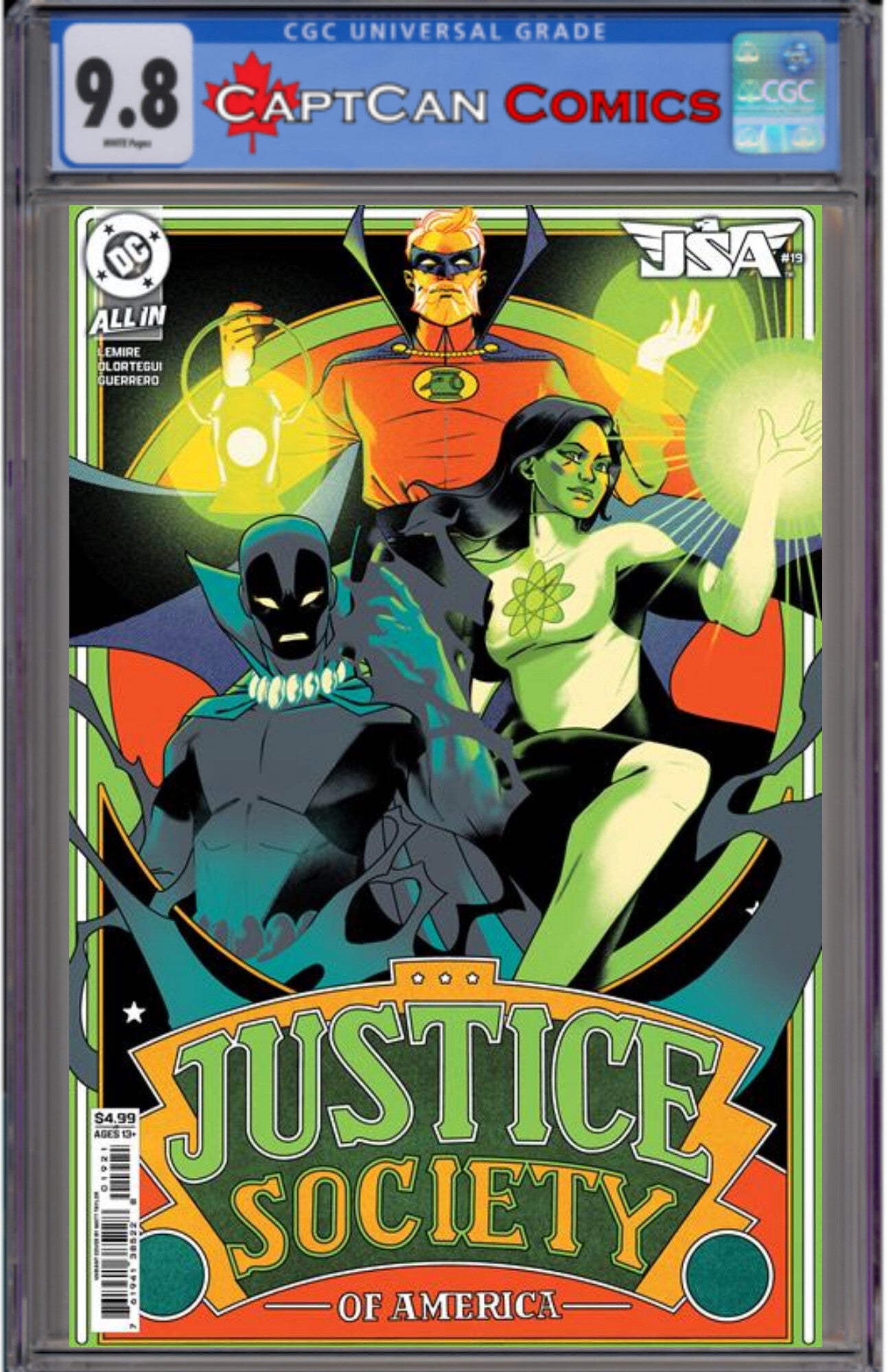 JSA #19 CVR B MATT TAYLOR CARD STOCK VAR