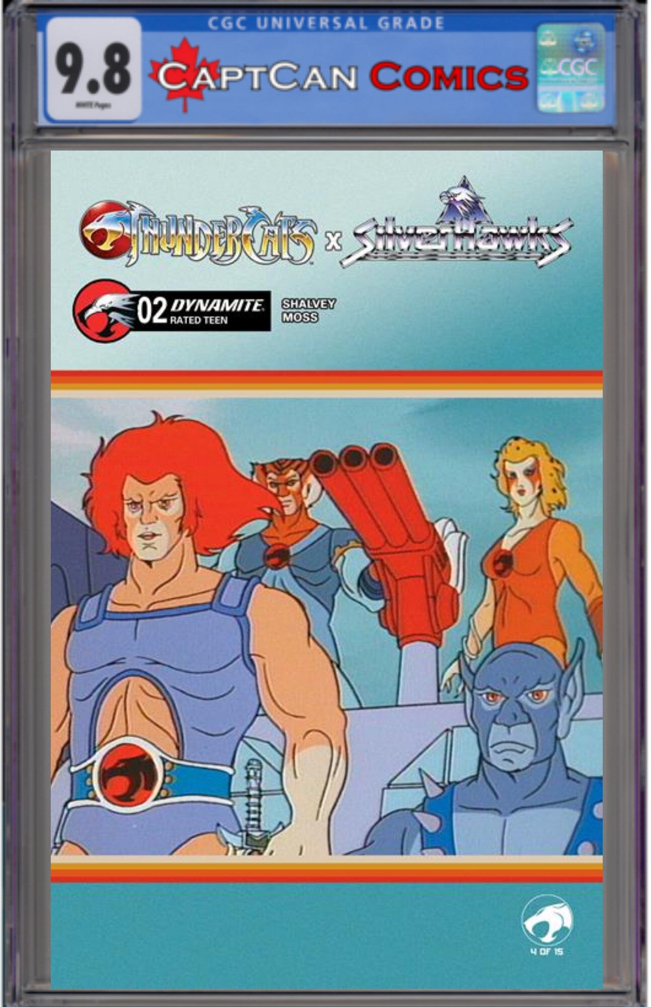 THUNDERCATS X SILVERHAWKS #2 CVR E ANIMATION ART VAR