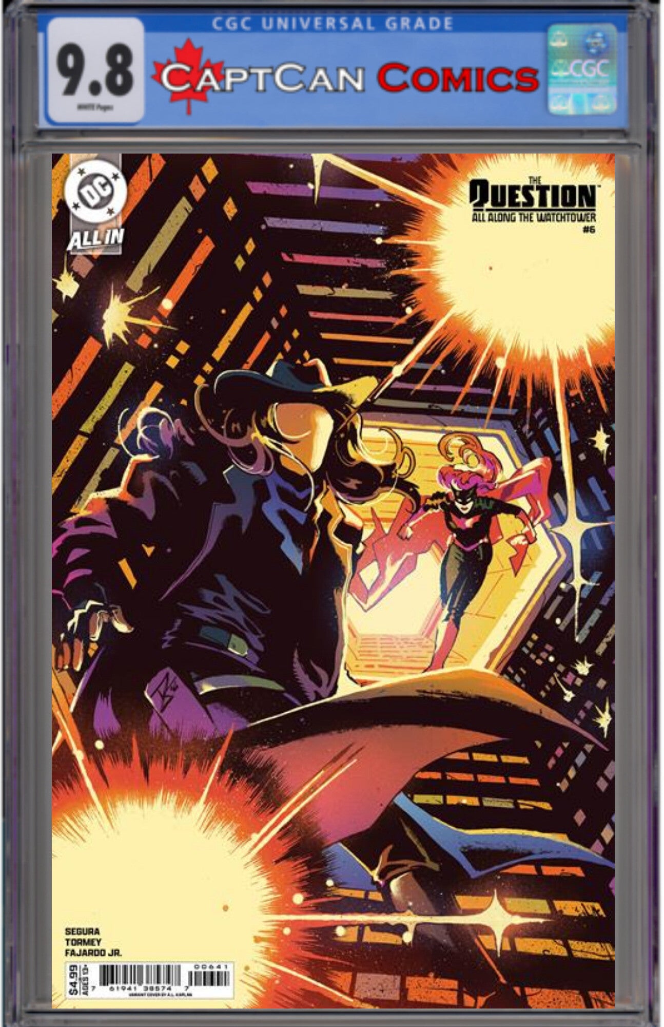 QUESTION ALL ALONG THE WATCHTOWER #6 (OF 6) CVR D AL KAPLAN CARD STOCK VAR