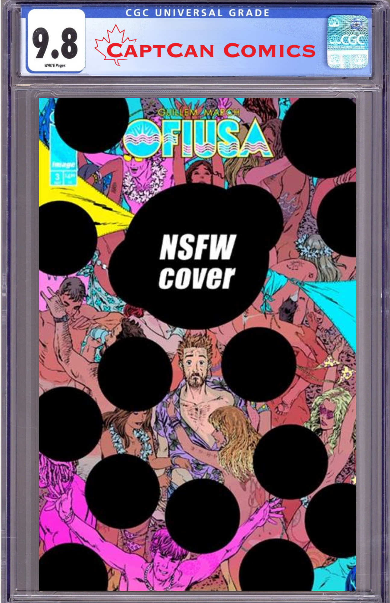 OFIUSA #3 (OF 6) CVR E GUILLEM MARCH NSFW POLYBAGGED VAR (MR)