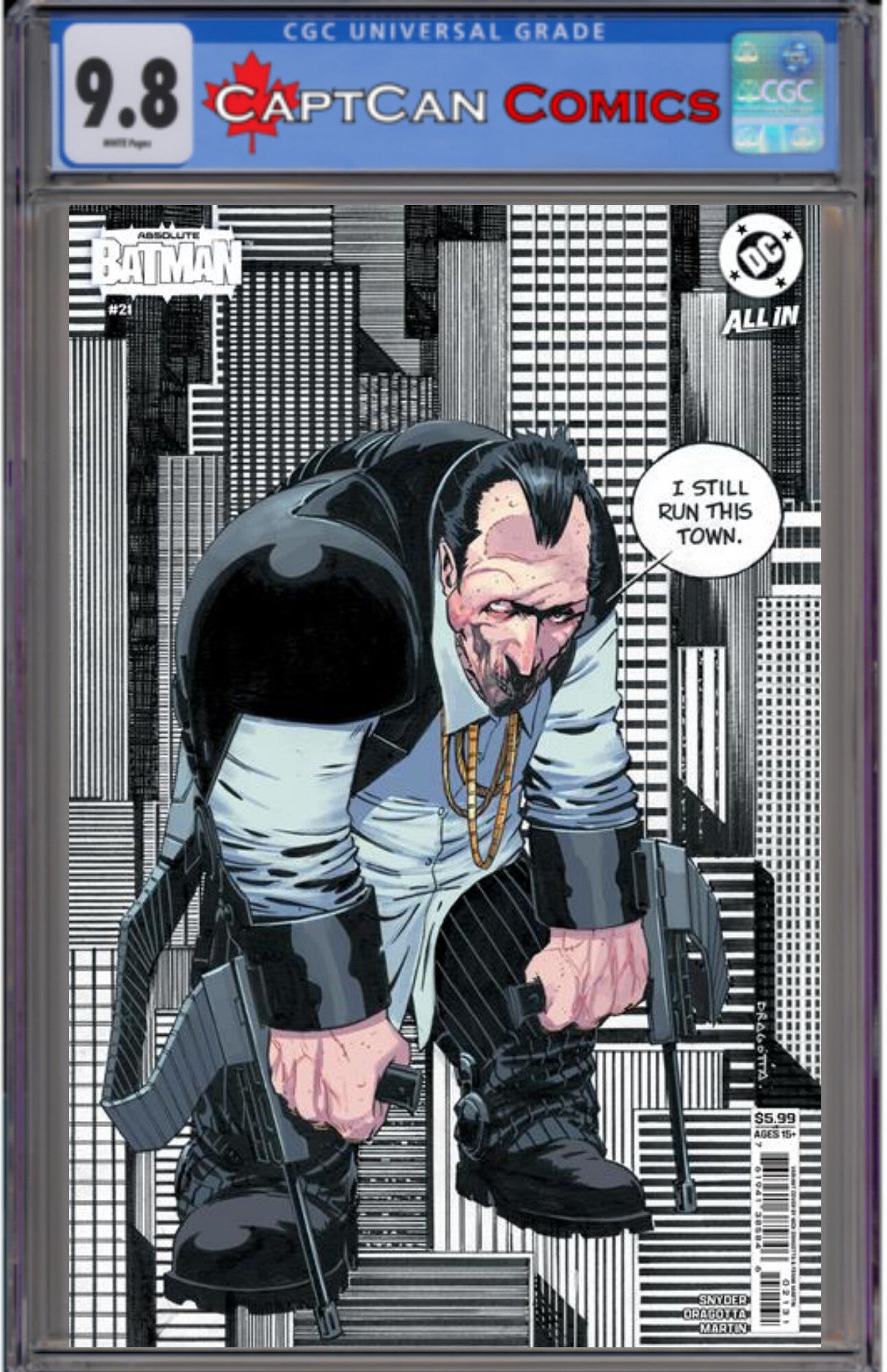 ABSOLUTE BATMAN #21 CVR C NICK DRAGOTTA PENGIUN CARD STOCK VAR