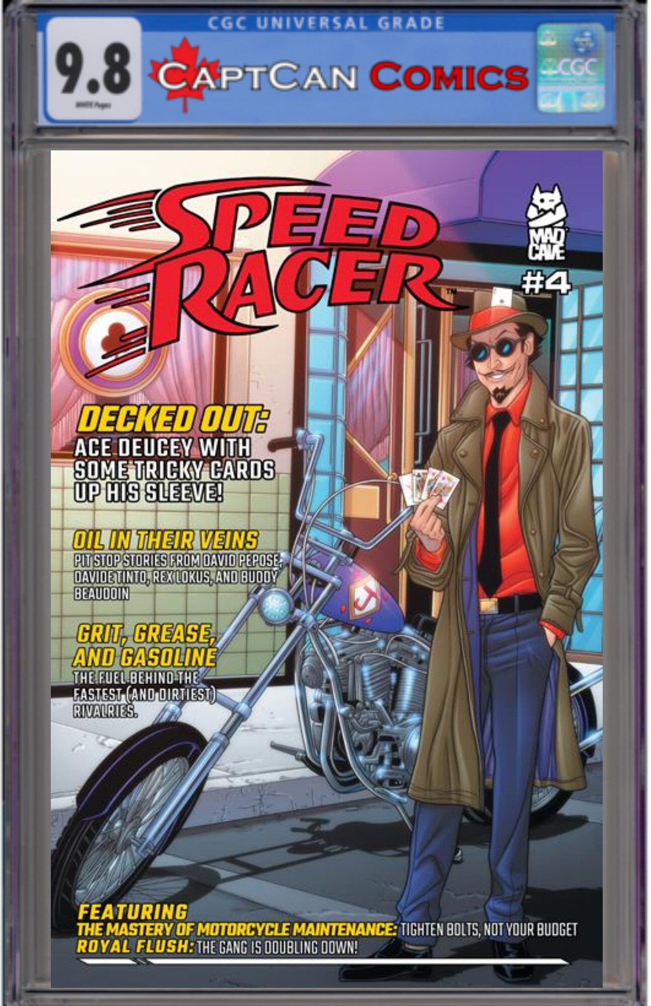 SPEED RACER #4 CVR C 10 COPY CHRIS BATISTA CAR MAGAZINE HOMAGE UNLOCK VAR
