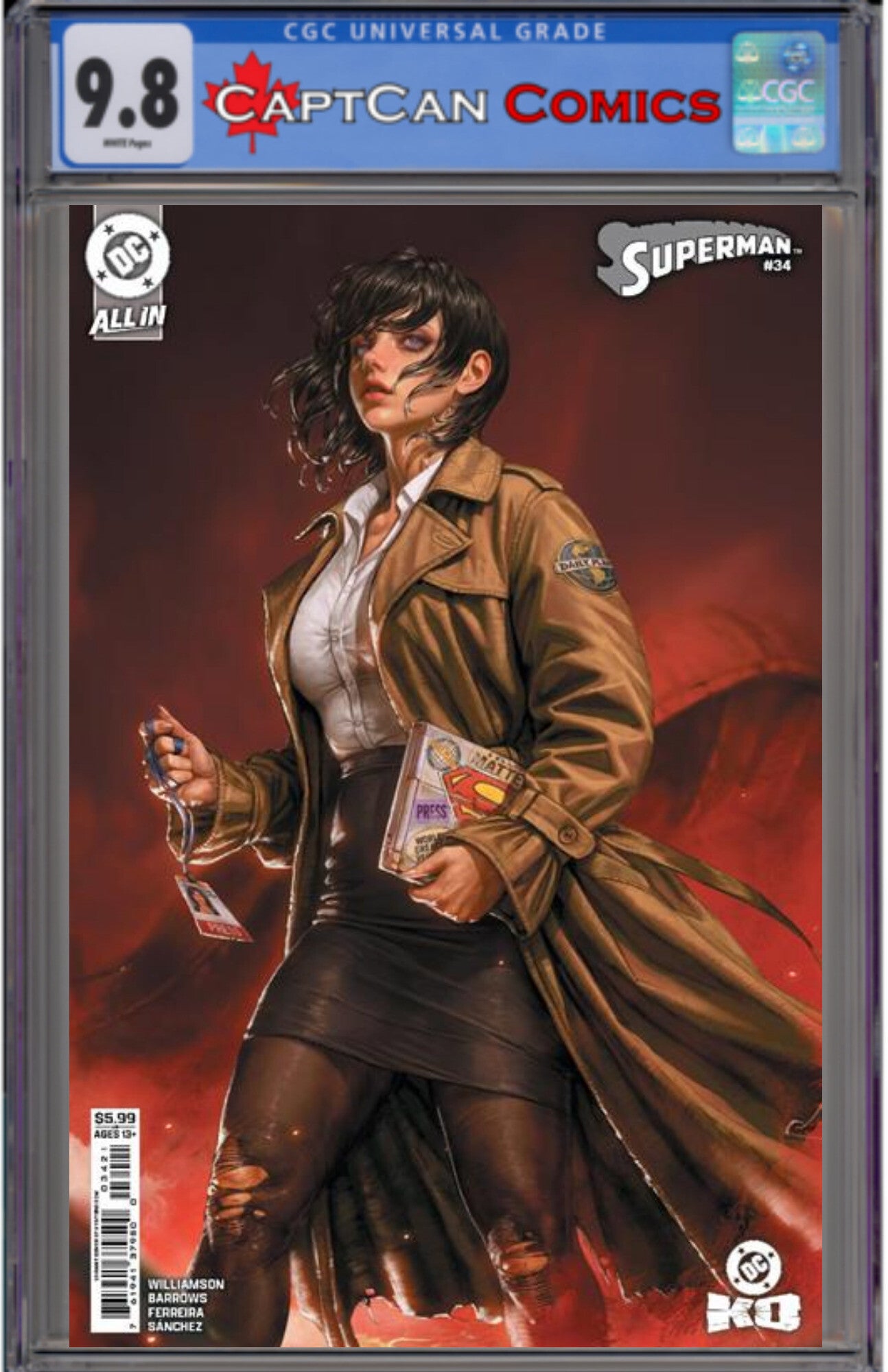 SUPERMAN #34 CVR B KYUYONG EOM CARD STOCK VAR (DC K.O.)