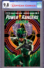 POWER RANGERS GREEN #3 A MAIN (DRESSED, HARRIS) thumbnail