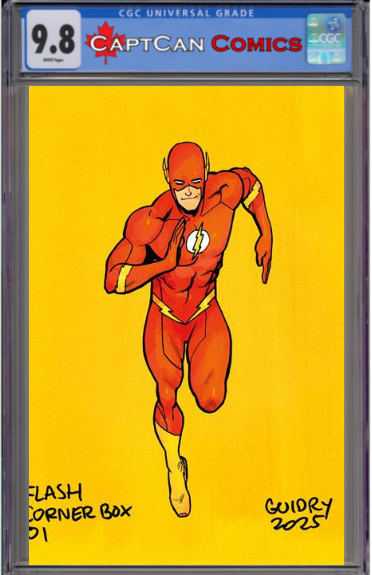 FLASH #31 CVR E GAVIN GUIDRY CORNER BOX SPOT FOIL VAR