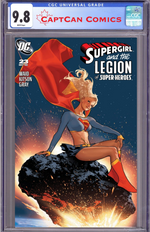 DF SUPERGIRL AND THE LEGION OF SUPERHEROES #23 FACSIMILE EDITION ADAM HUGHES FOIL VARIANT CGC GRADED thumbnail