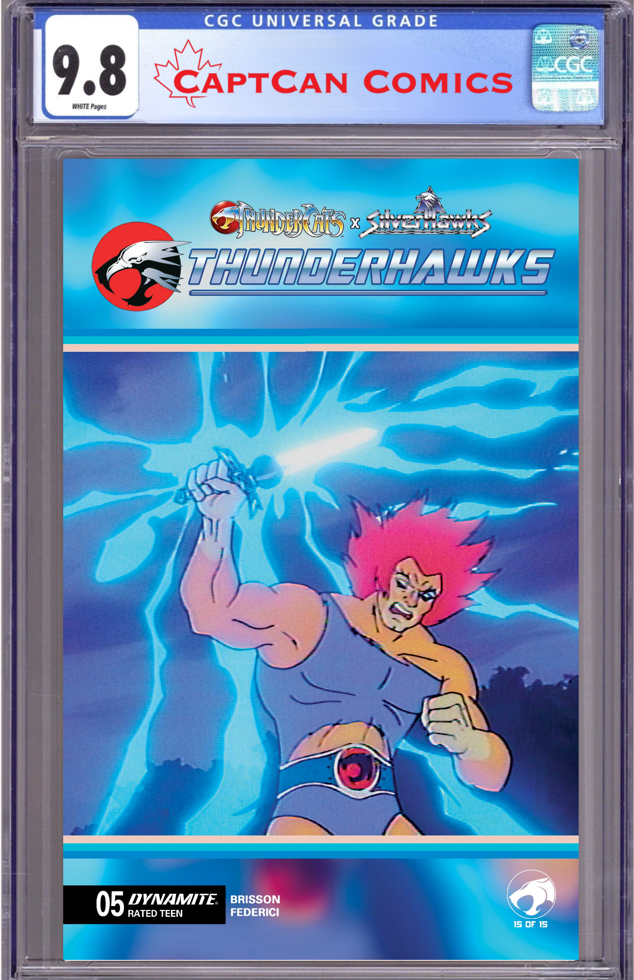 THUNDERCATS X SILVERHAWKS THUNDERHAWKS #5 CVR E ANIMATION ART VAR