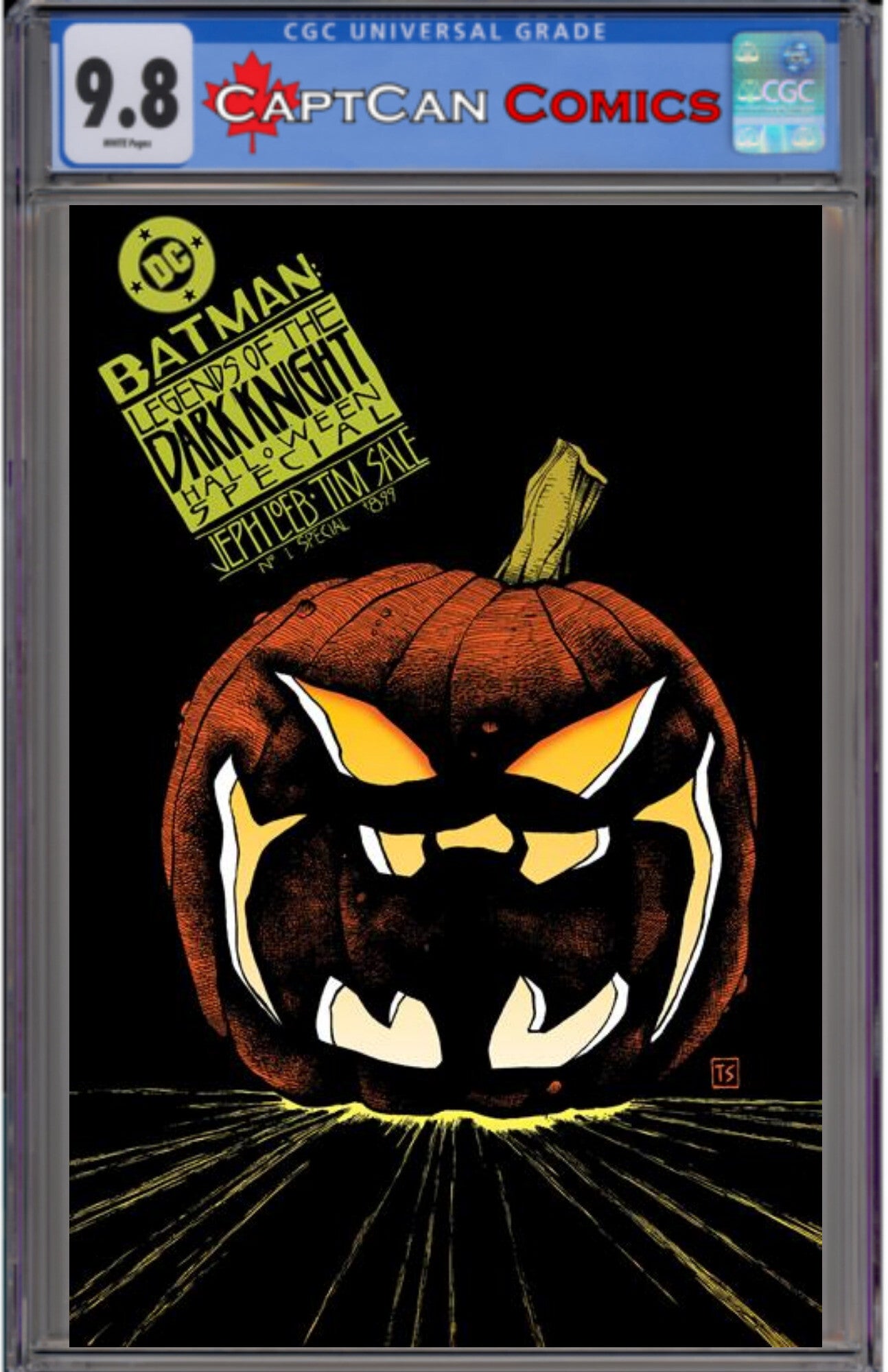 BATMAN LEGENDS OF THE DARK KNIGHT HALLOWEEN SPECIAL FACSIMILE EDITION #1 CVR B TIM SALE FOIL VAR