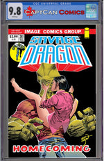 SAVAGE DRAGON #281 CVR B ERIK LARSEN 70S TRADE DRESS VAR (MR) thumbnail