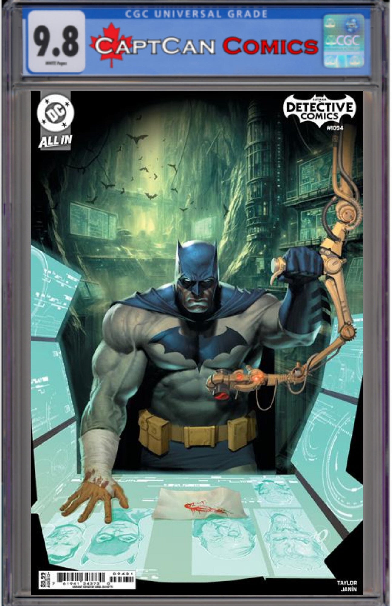 DETECTIVE COMICS #1094 CVR C ARIEL OLIVETTI CARD STOCK VAR