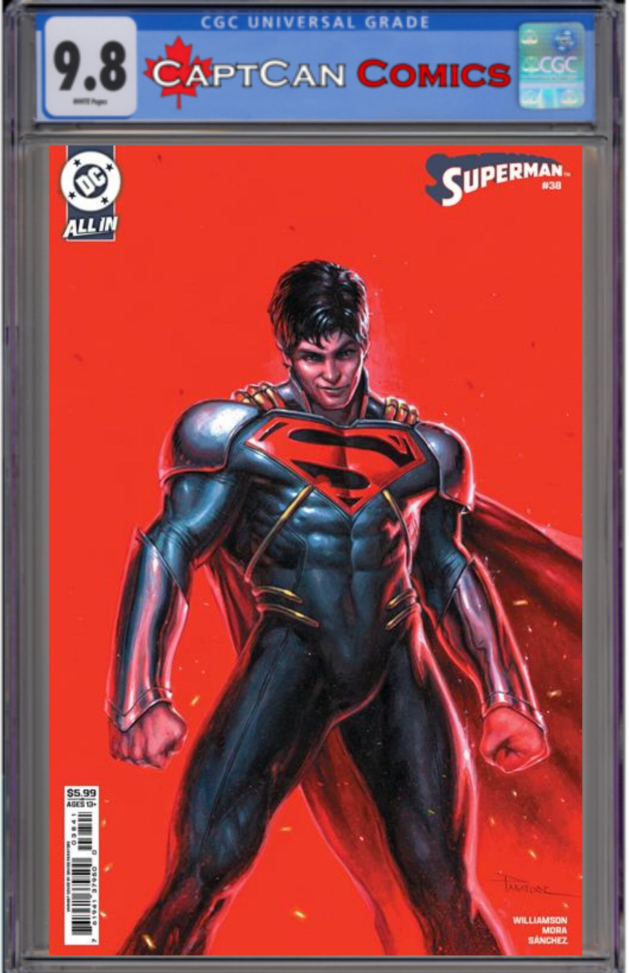 SUPERMAN #38 CVR D DAVIDE PARATORE CARD STOCK VAR (THE REIGN OF THE SUPERBOYS)