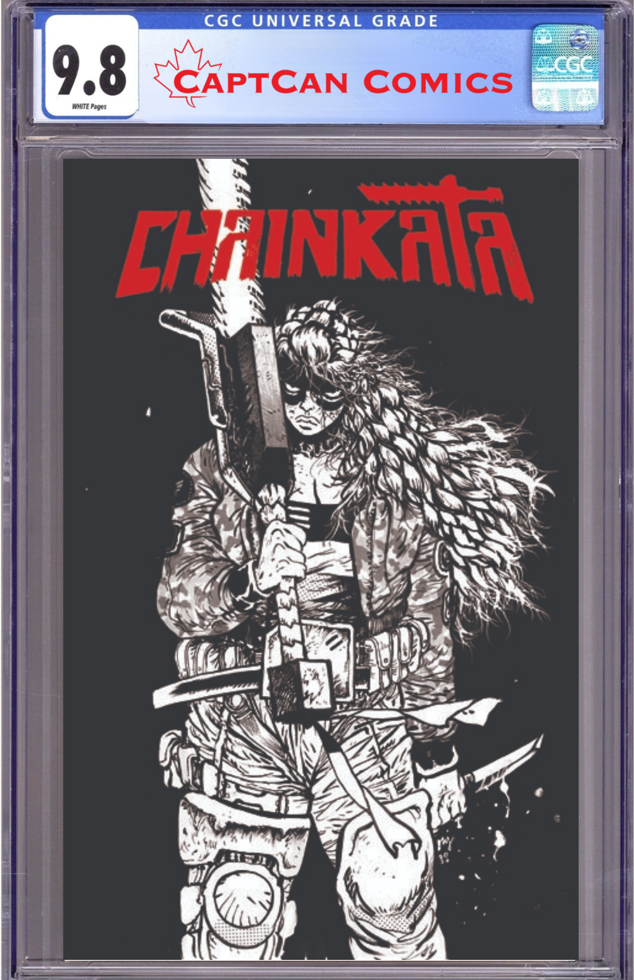 CHAINKATA #1 CVR B DANIEL WARREN JOHNSON B&W VAR