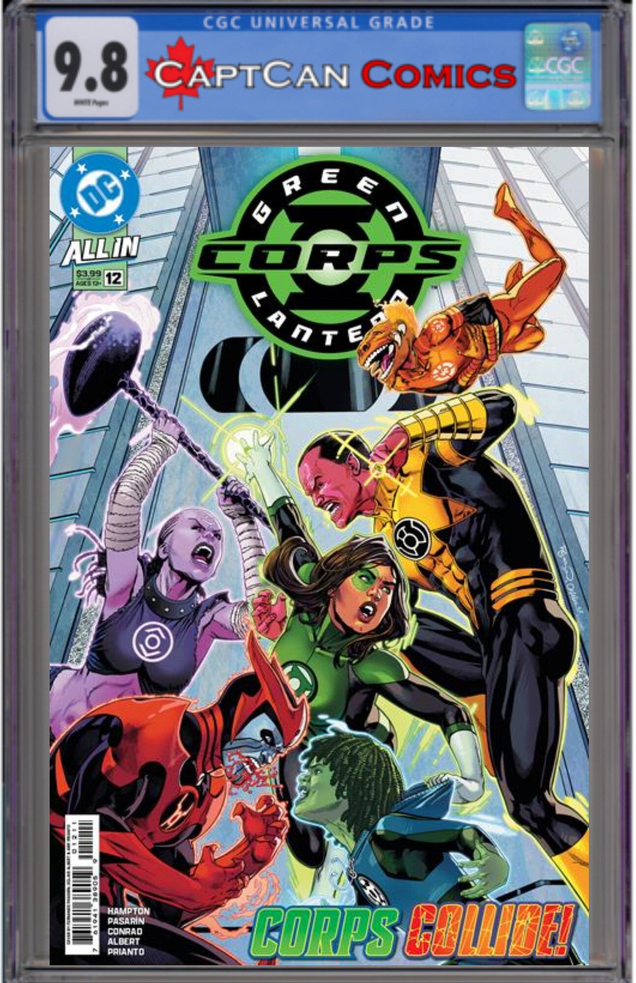 GREEN LANTERN CORPS #12 CVR A FERNANDO PASARIN & OCLAIR ALBERT