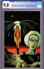 SABRINA THE TEENAGE WITCH VAMPIRELLA #1 CVR I FRANCESCO FRANCAVILLA METAL PREMIUM VAR thumbnail