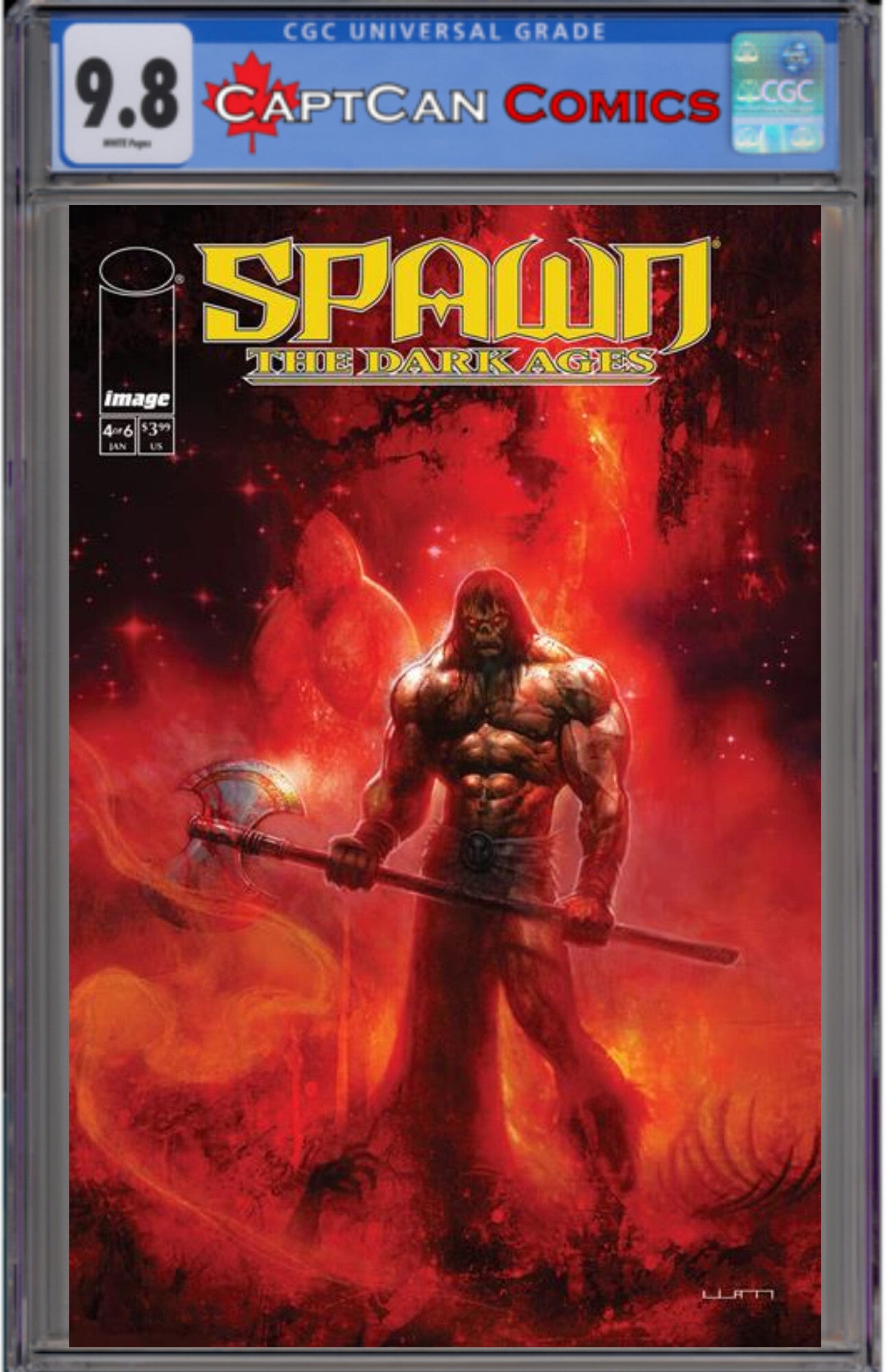 SPAWN THE DARK AGES #4 (OF 6) CVR A LIAM SHARP