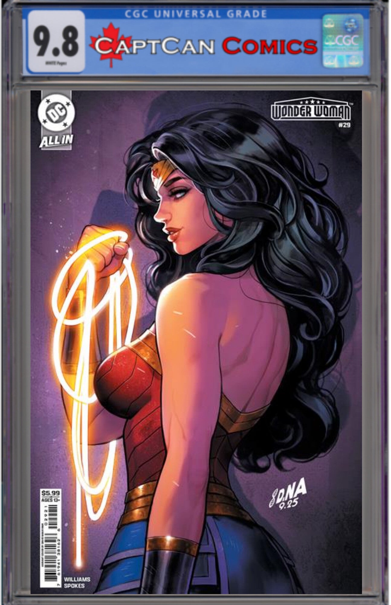 WONDER WOMAN #29 CVR B DAVID NAKAYAMA CARD STOCK VAR