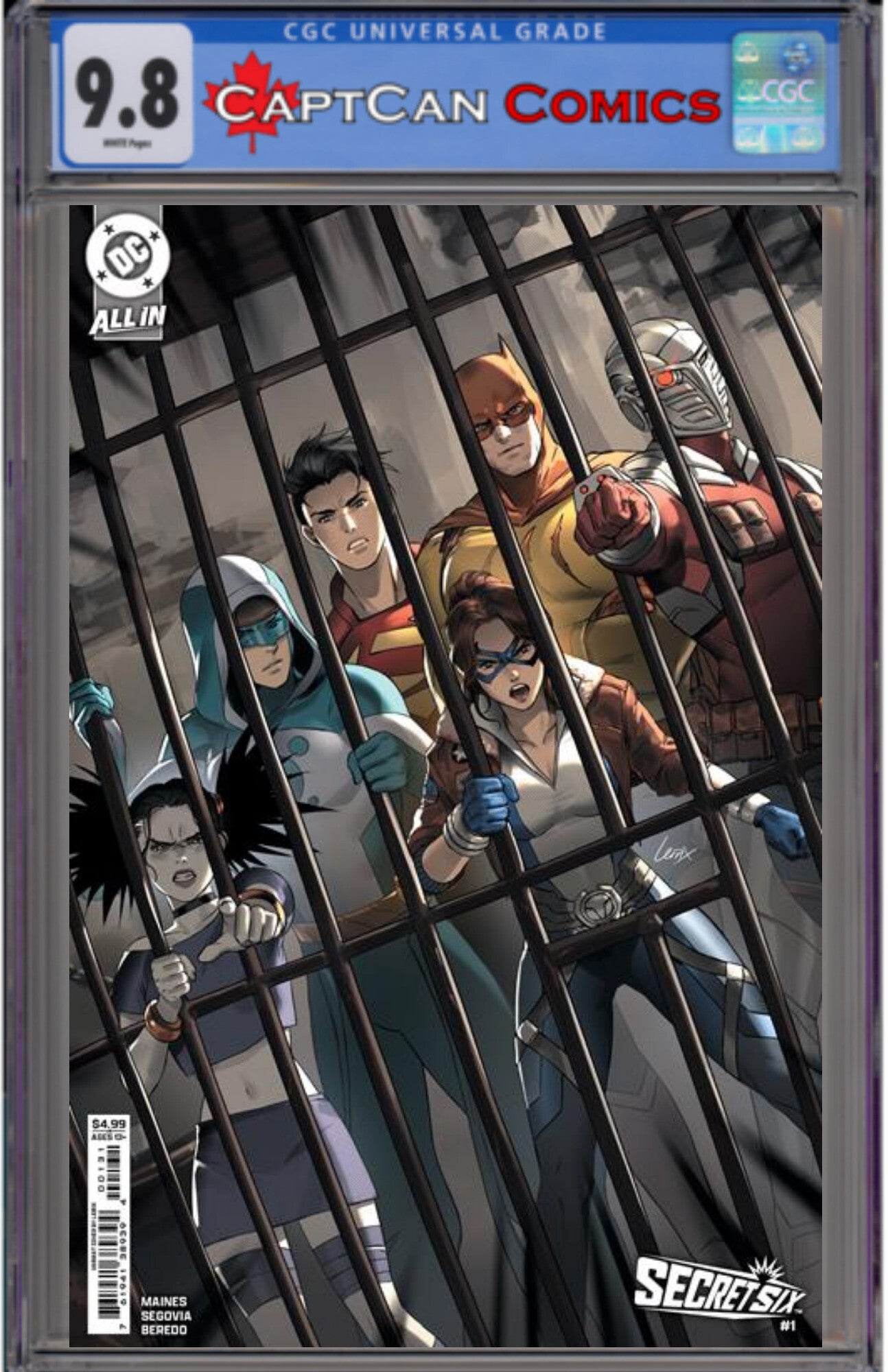 SECRET SIX #1 (OF 6) CVR C LESLEY LEIRIX LI CARD STOCK VAR